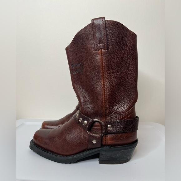 Brown Leather Heeled Boots - Picture 3 of 11